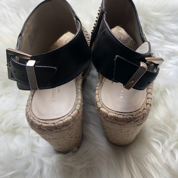 Kenneth Cole New York "Olivia 3" Studded Wedges - Picture 11 of 12